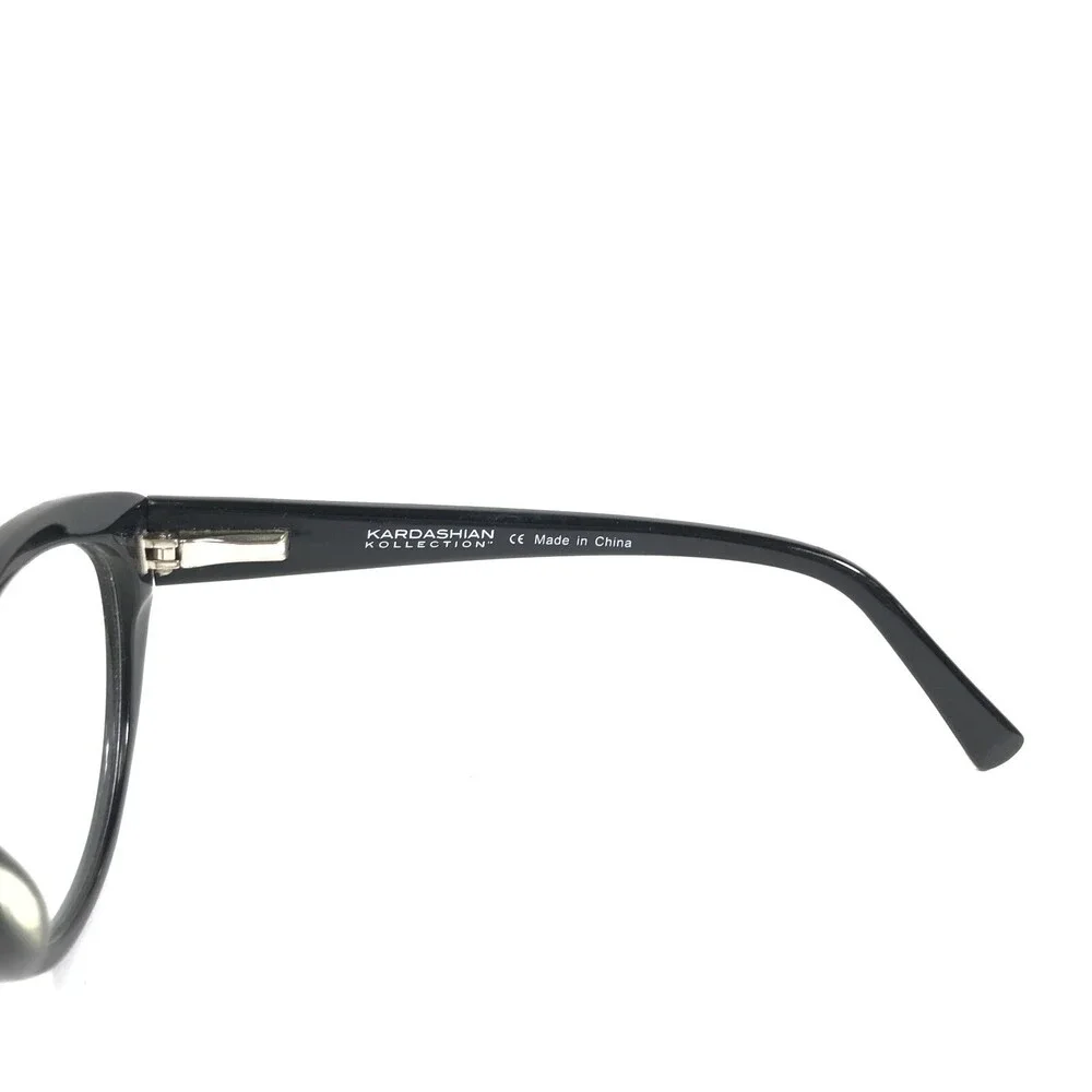 Kardashian Kollection KK-05 COL.104 Eyeglasses Frames Black Round 54-17-135